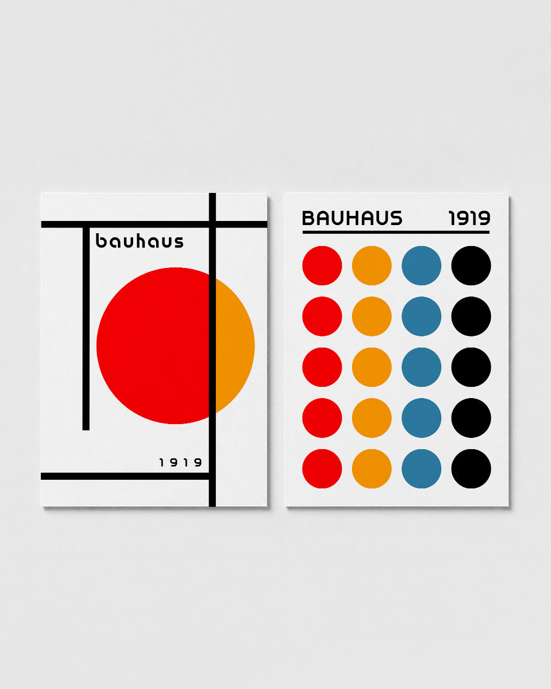Kleur en lijnenspel Posterset