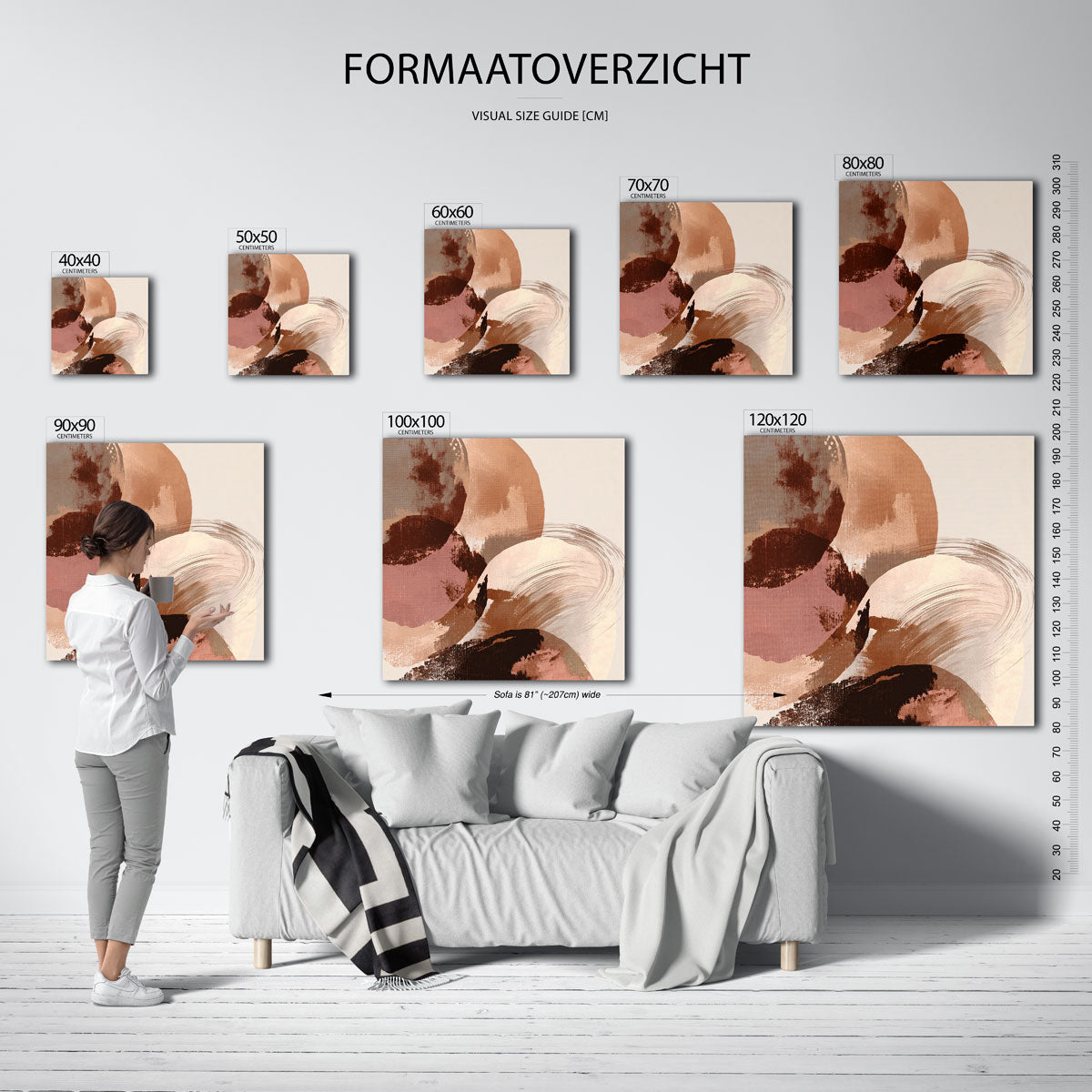 Abstracte vormen Poster