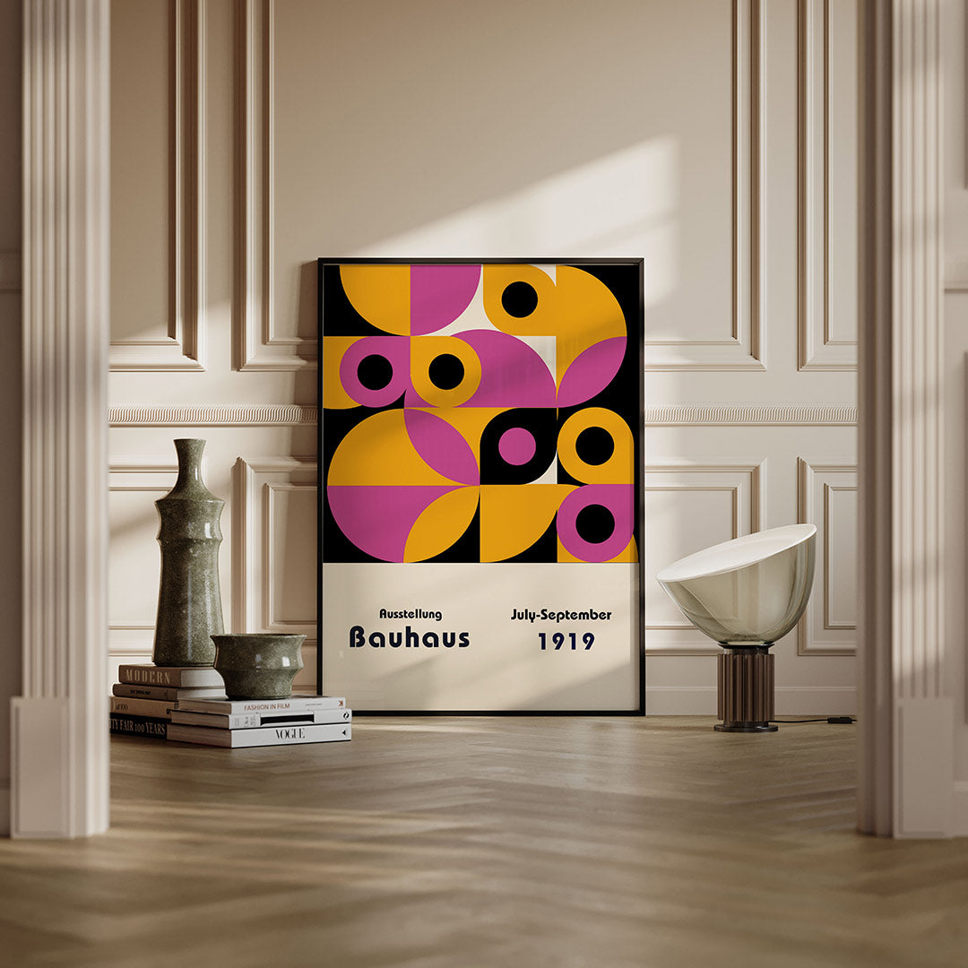 Cirkelvormen en vlakken Poster