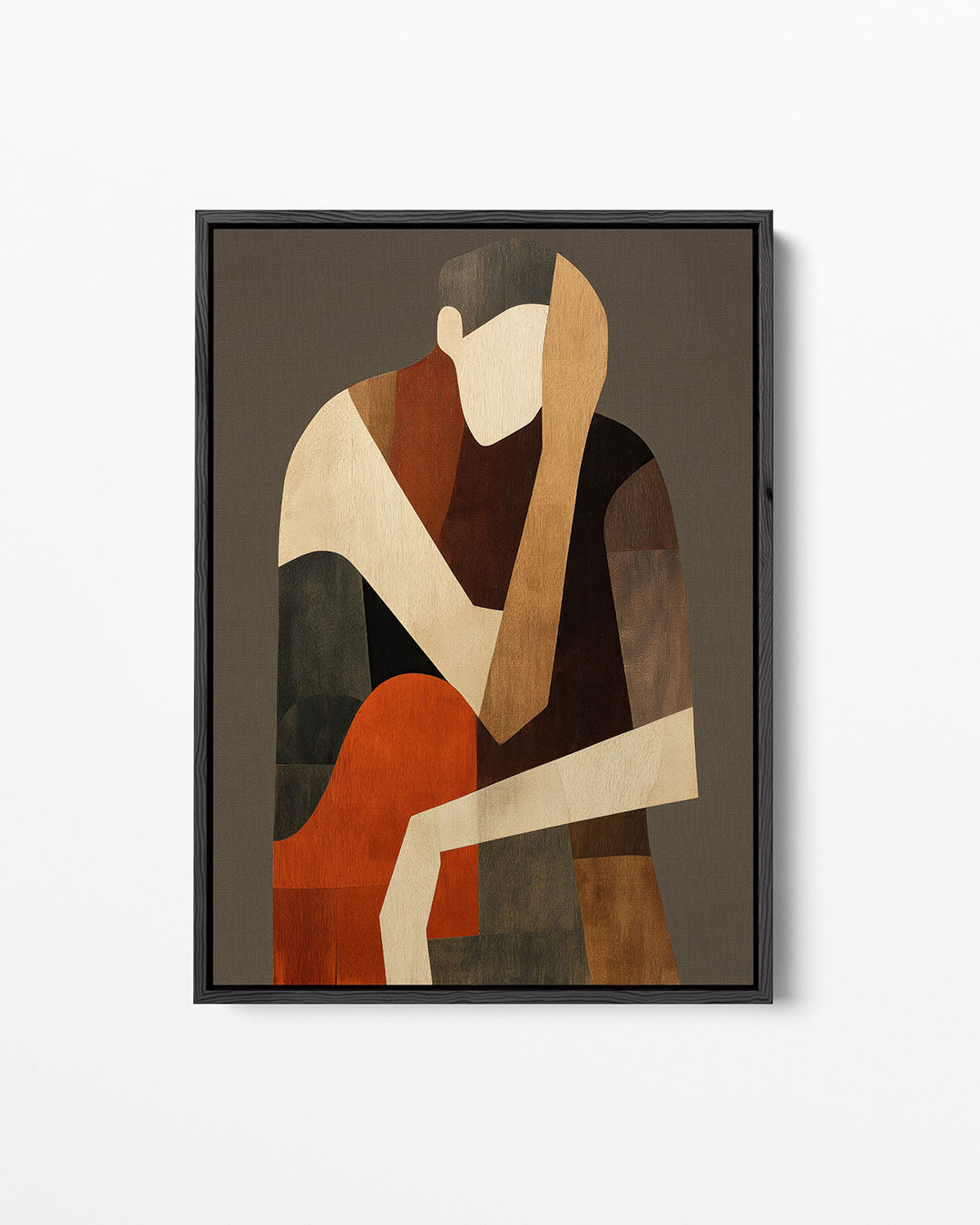 Geometrische figuren compositie Kunstwerk