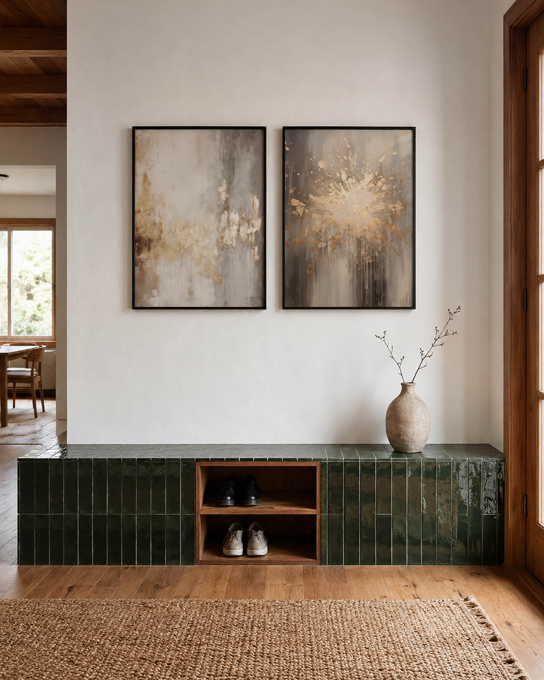 Gouden vervaging Posterset