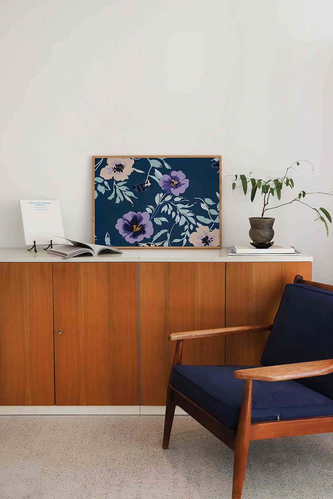 Bloemen en bladeren Poster