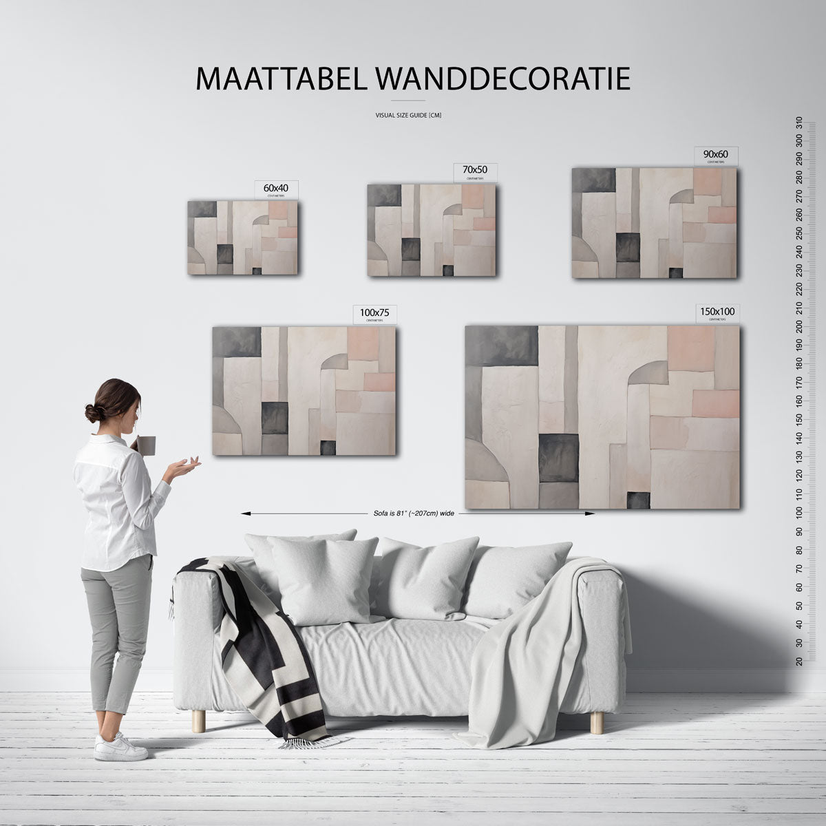 Geometrische vormen Kunstwerk