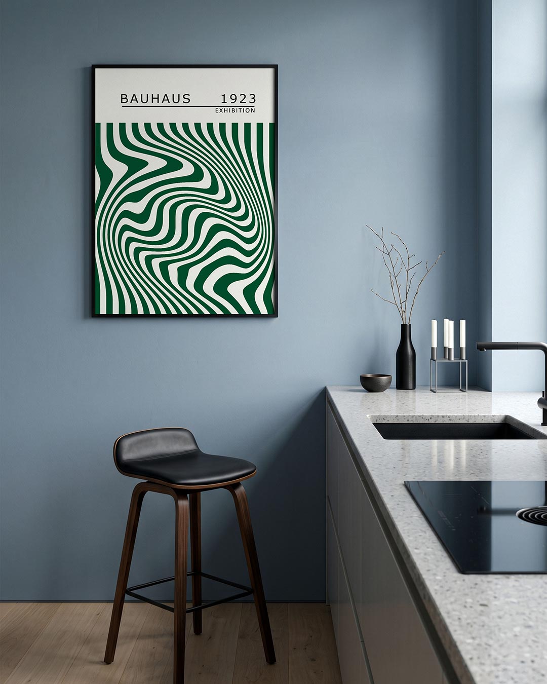 Golvend lijnenspel Poster