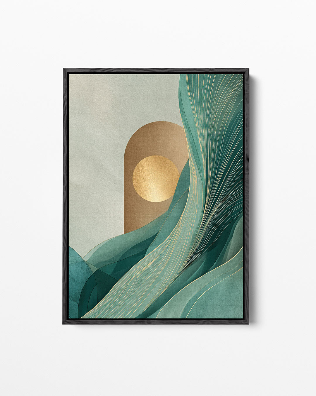 Organische vormen compositie Kunstwerk