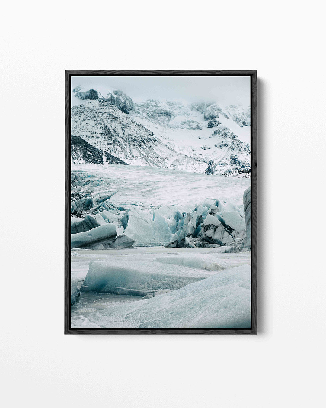 Ijslandschap panorama Kunstwerk