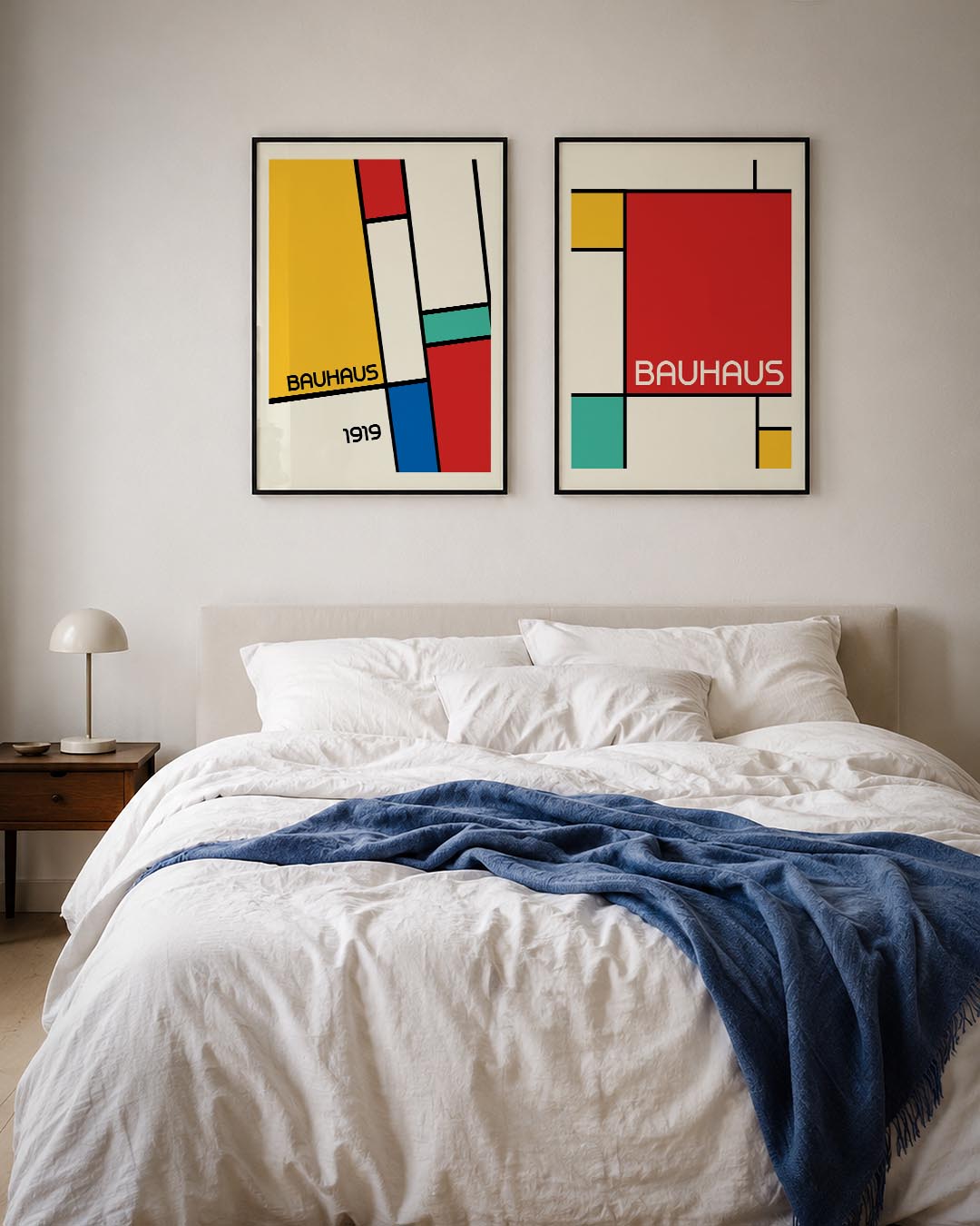 Kleurvlakken en lijnen Posterset