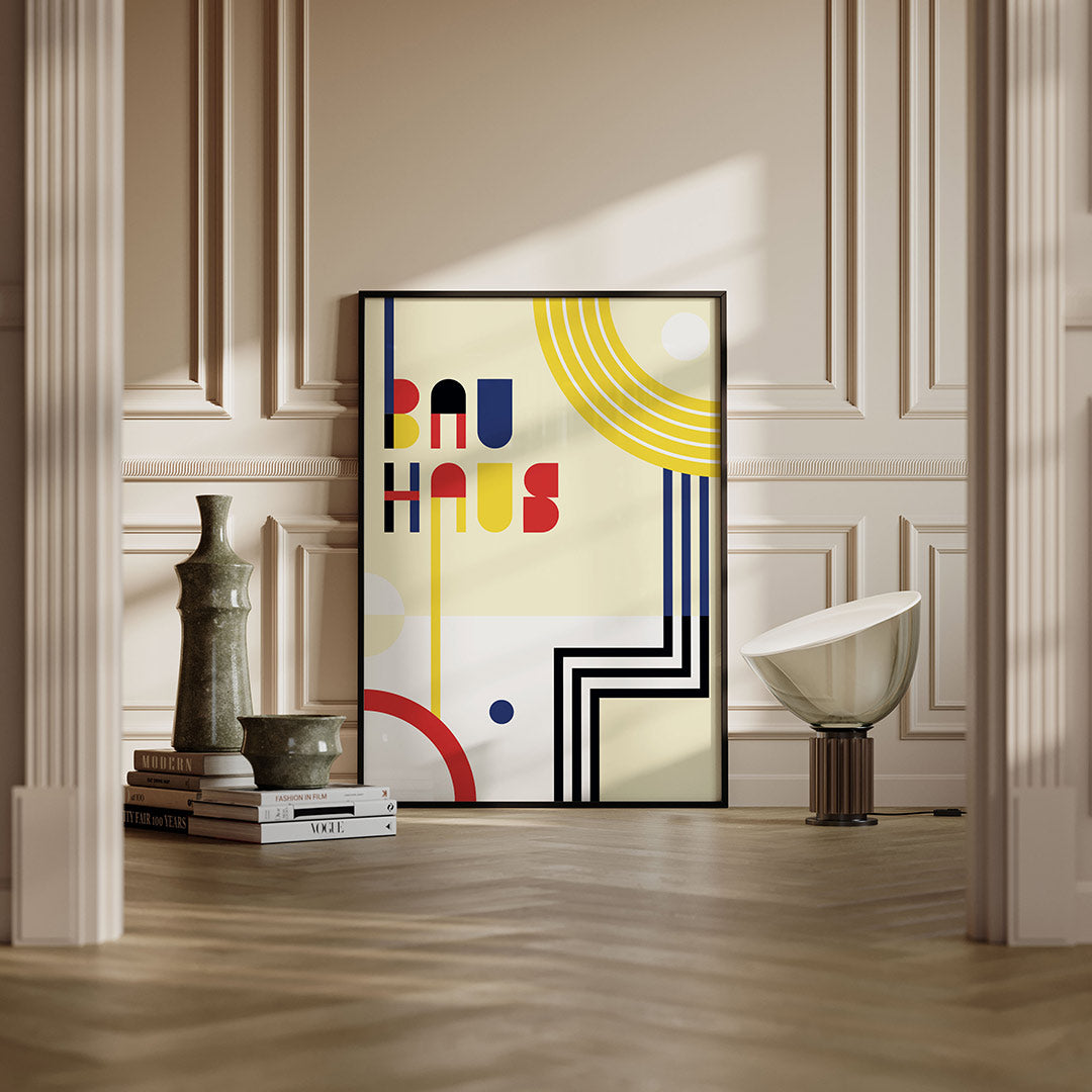 Vormen en kleurvlakken Poster