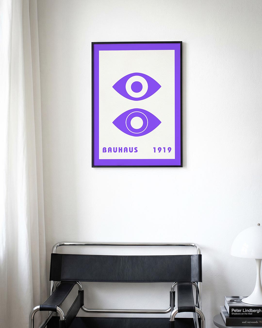 Oogvormen en lijnen Poster