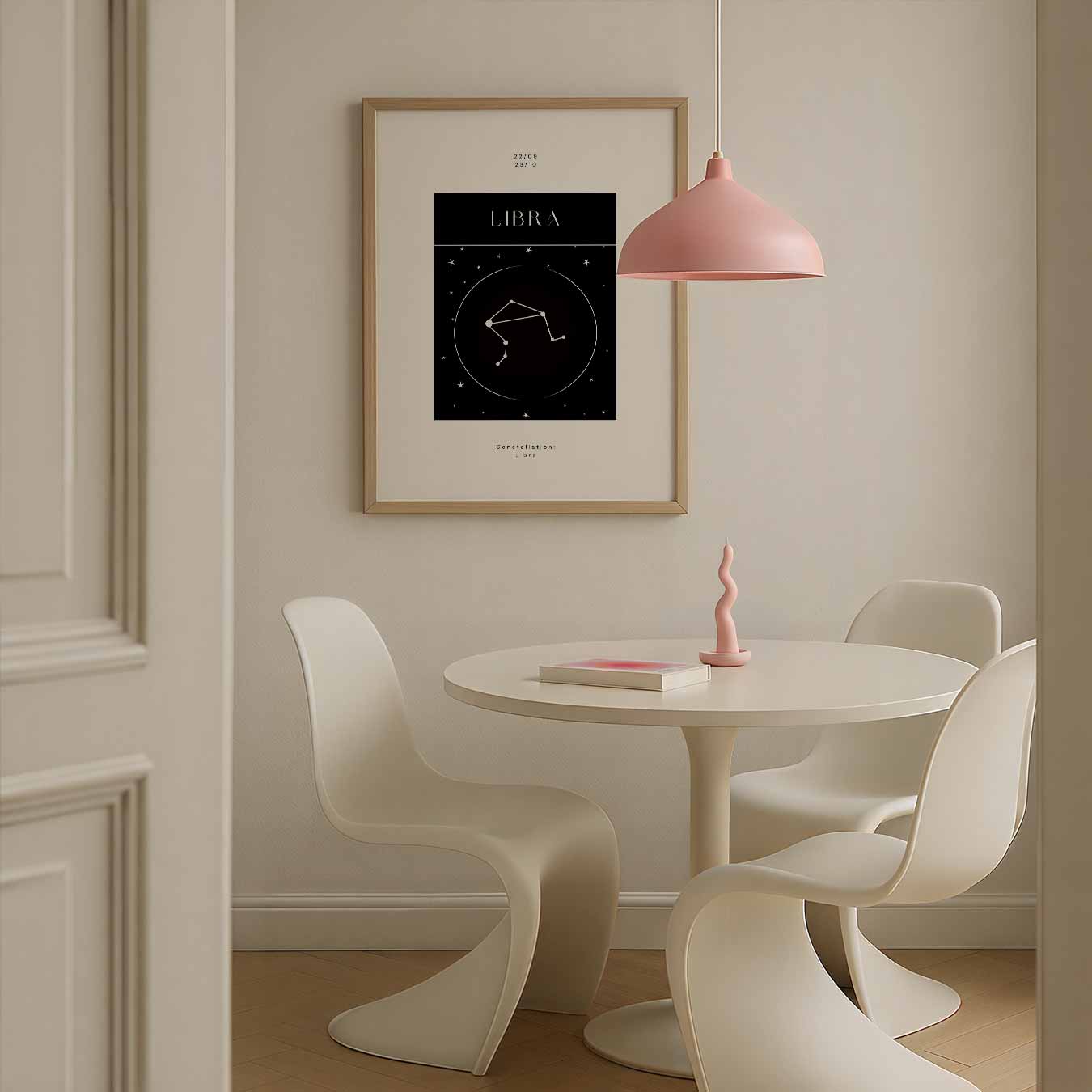Stijlvolle Weegschaal Sterrenbeeld Poster-WallArtistic