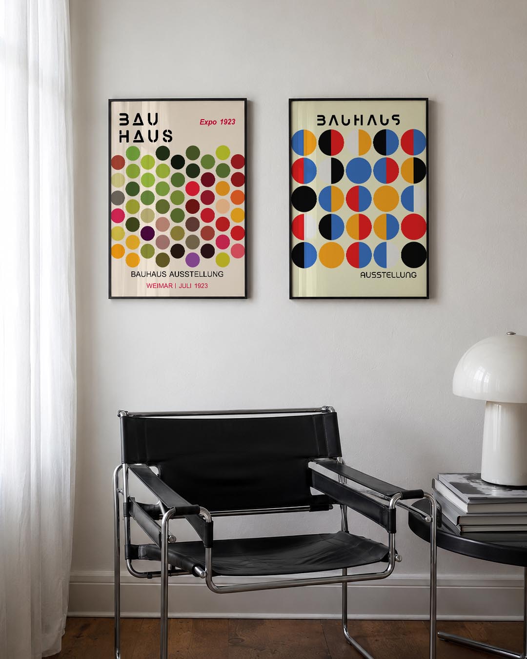 Kleurrijke cirkelpatronen Posterset