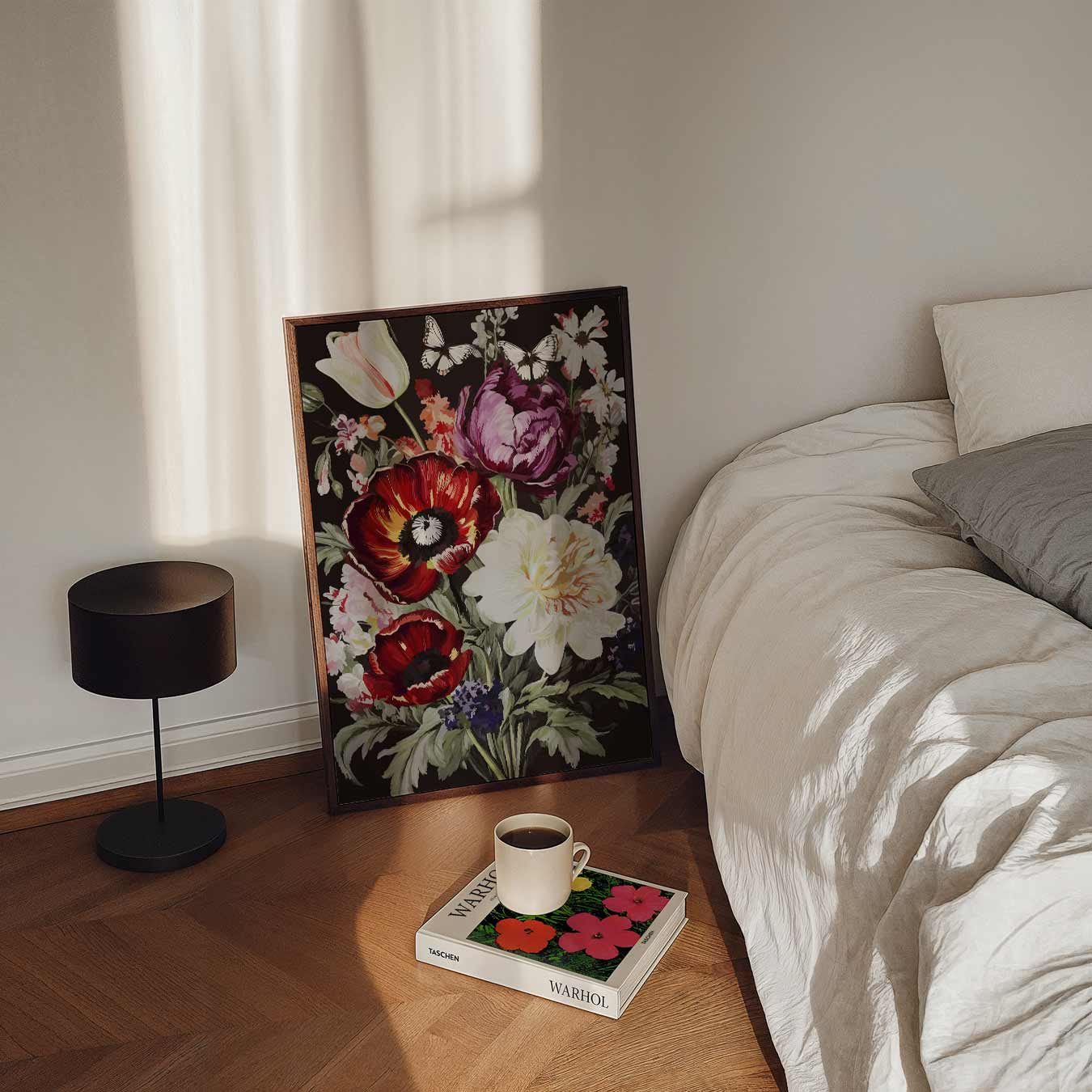 Romantische Bloemenpracht Poster-WallArtistic