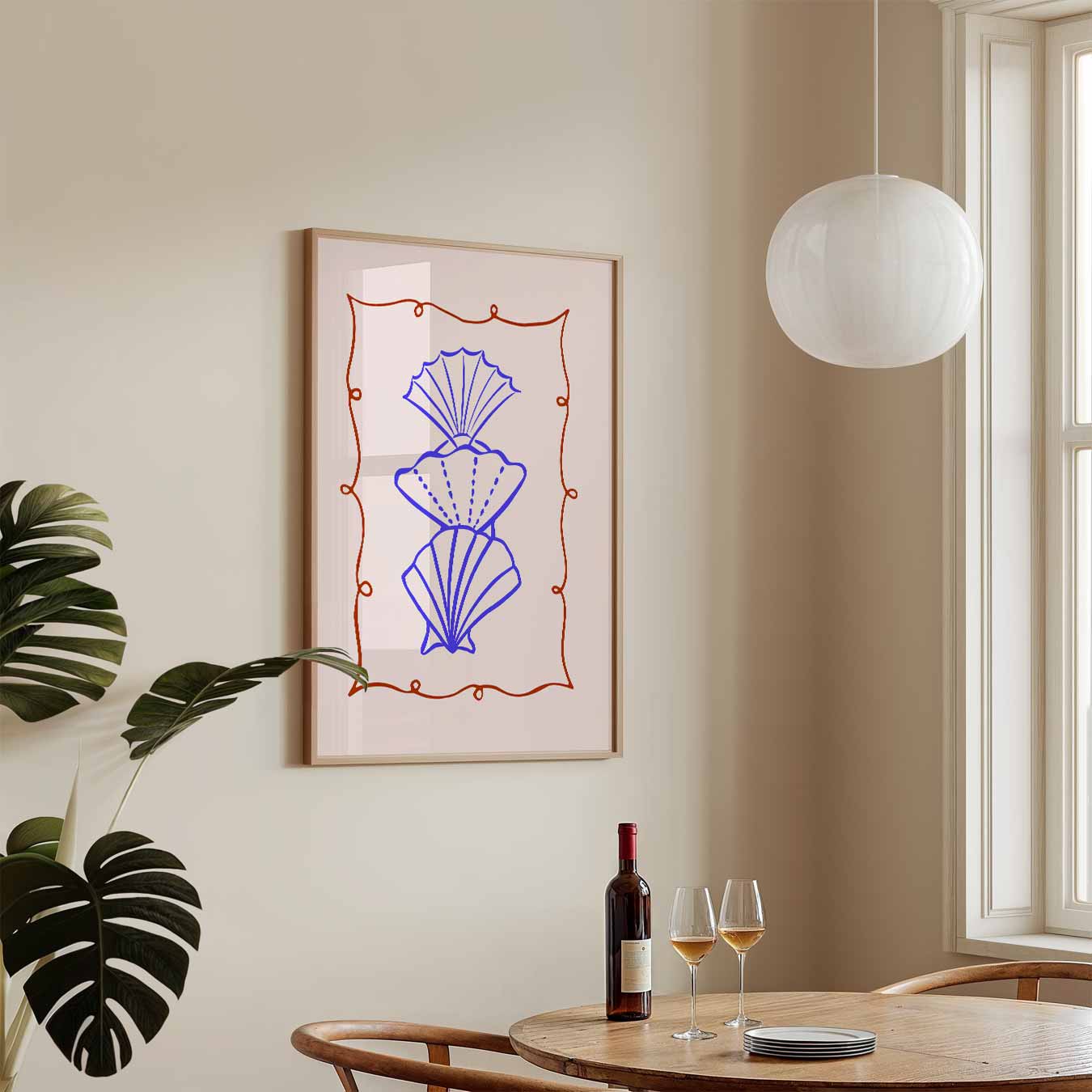 Artistieke Schelpen Poster-WallArtistic