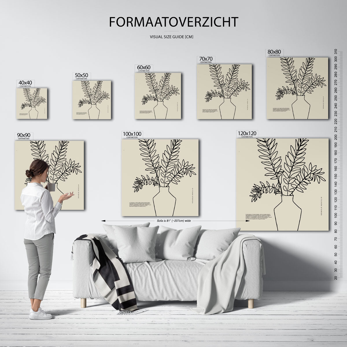Plant in vaas Poster