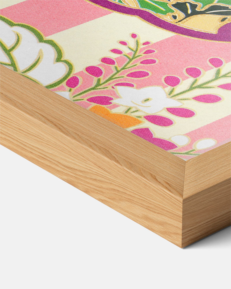 Japanese Floral Kimono Poster-WallArtistic