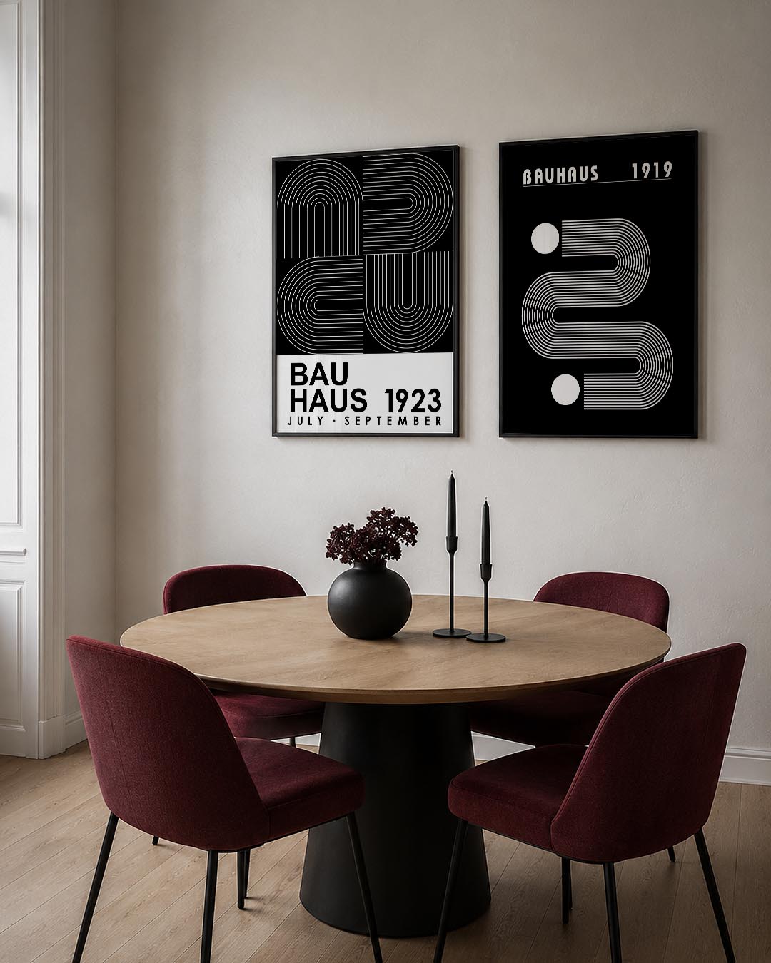 Lijnen en vlakkenspel Posterset
