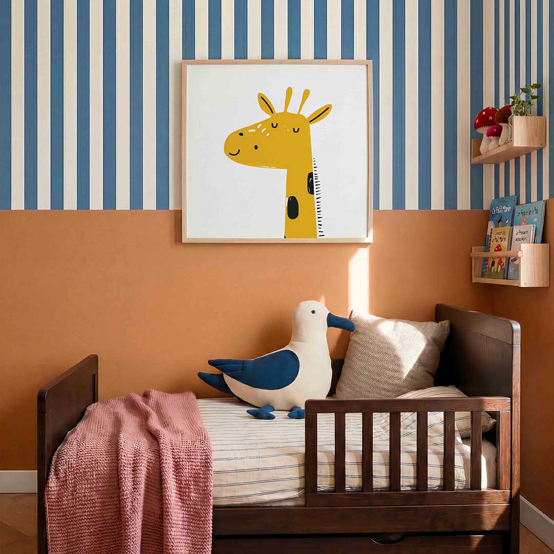Slapende giraffe Poster