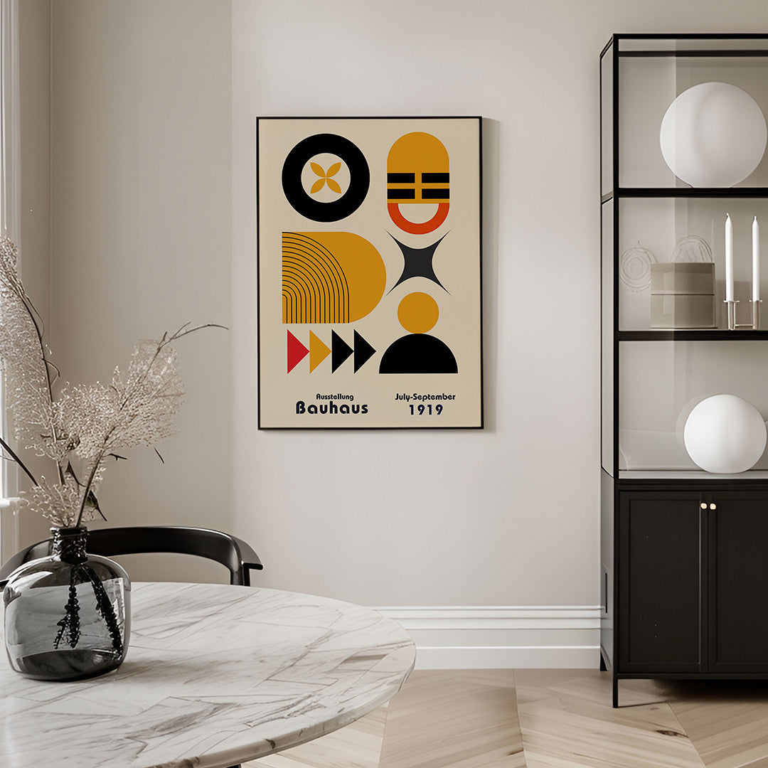 Vormen en vlakkenspel Poster