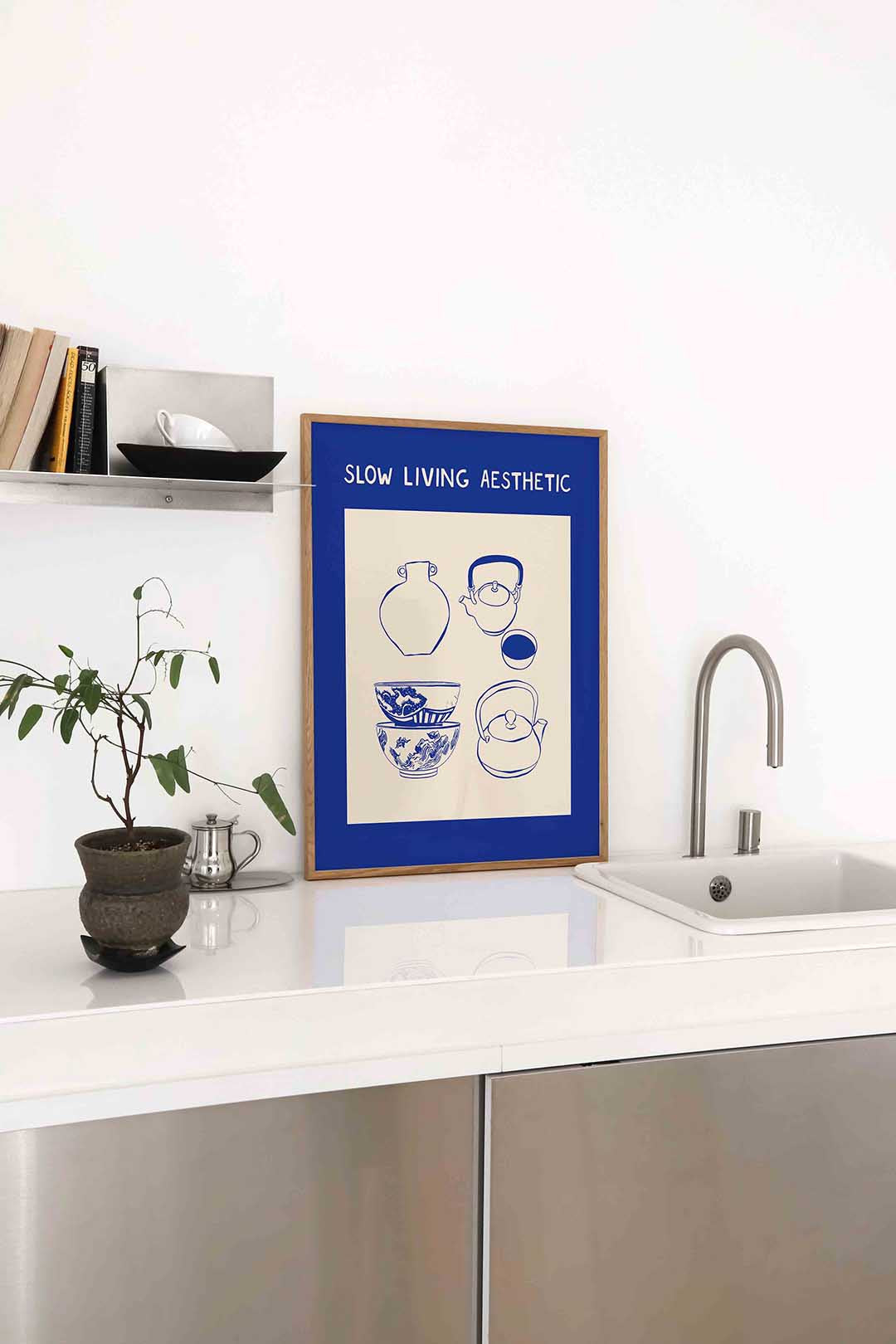 Slow living aesthetic Poster