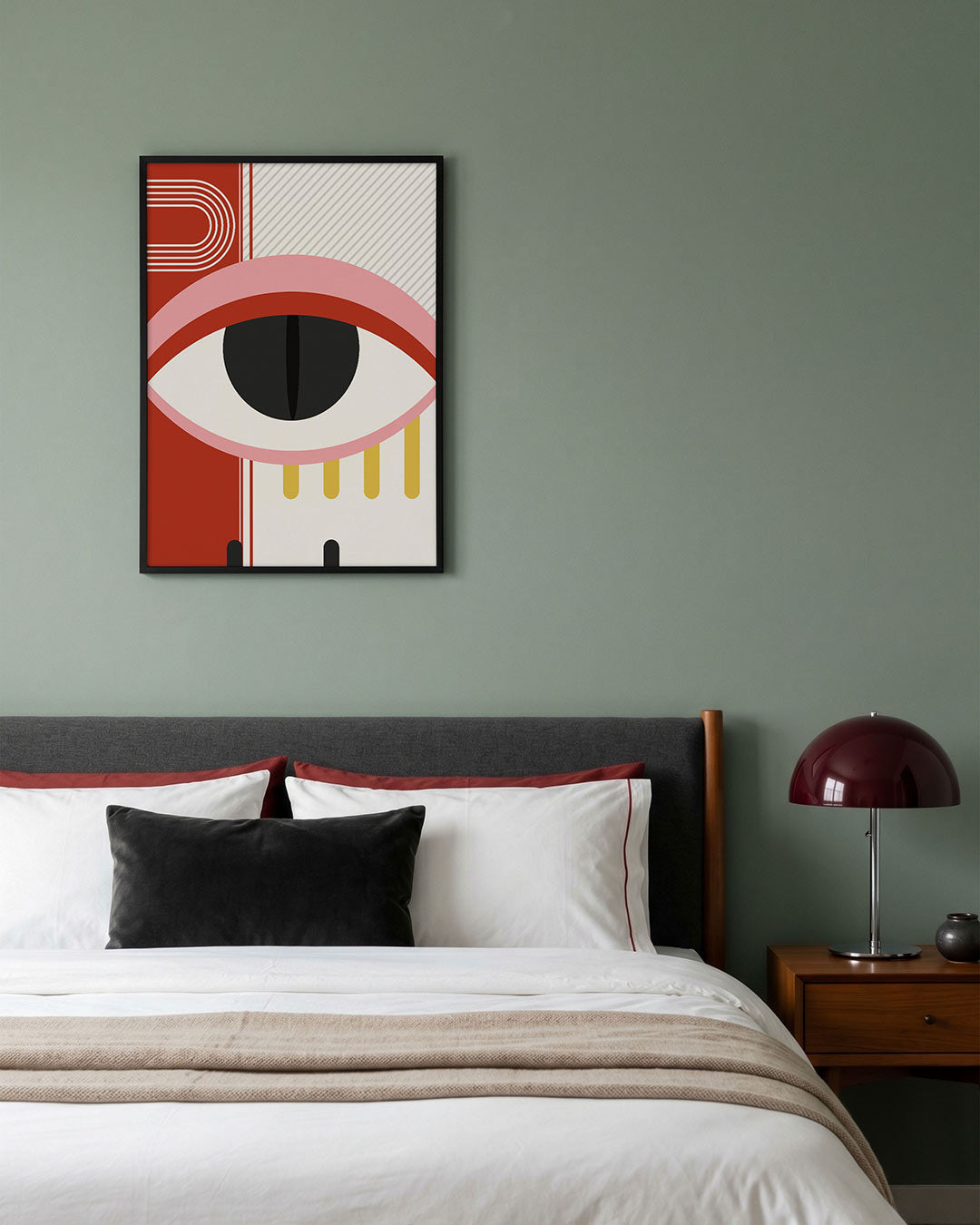Oog en lijnen Poster