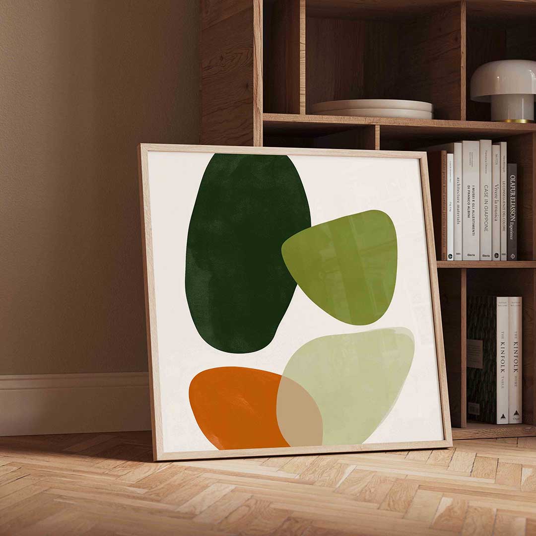 Abstracte vormen Poster