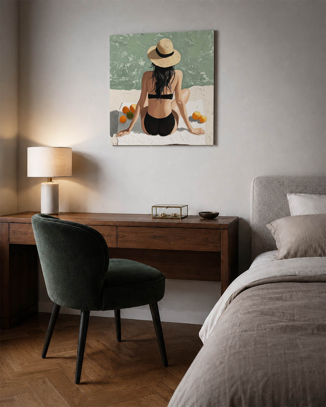 Zomers moment Kunstwerk