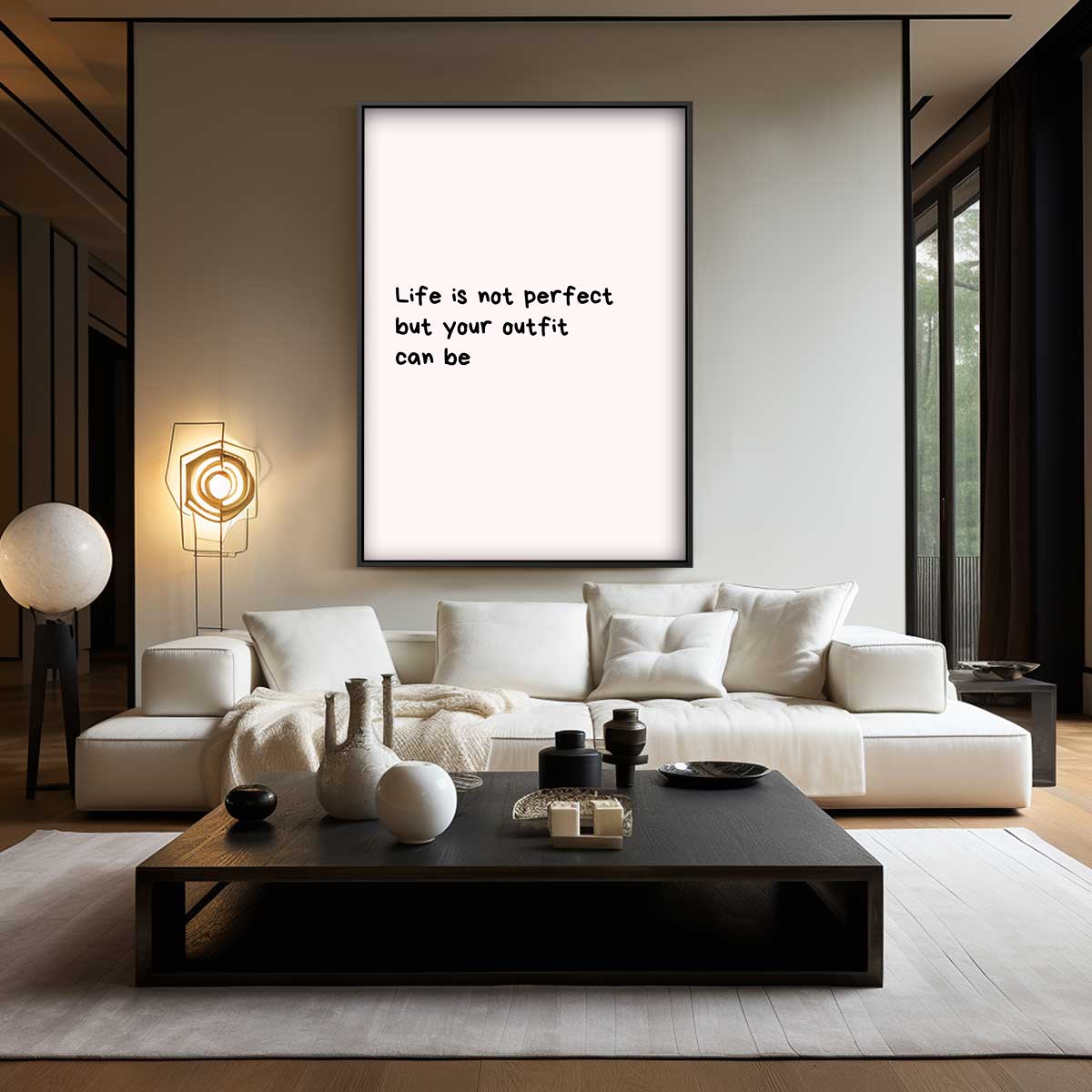 Perfecte Outfit Inspiratie Poster Kunstwerk-canvas-dibond-plexiglas-wanddecoratie-WallArtistic