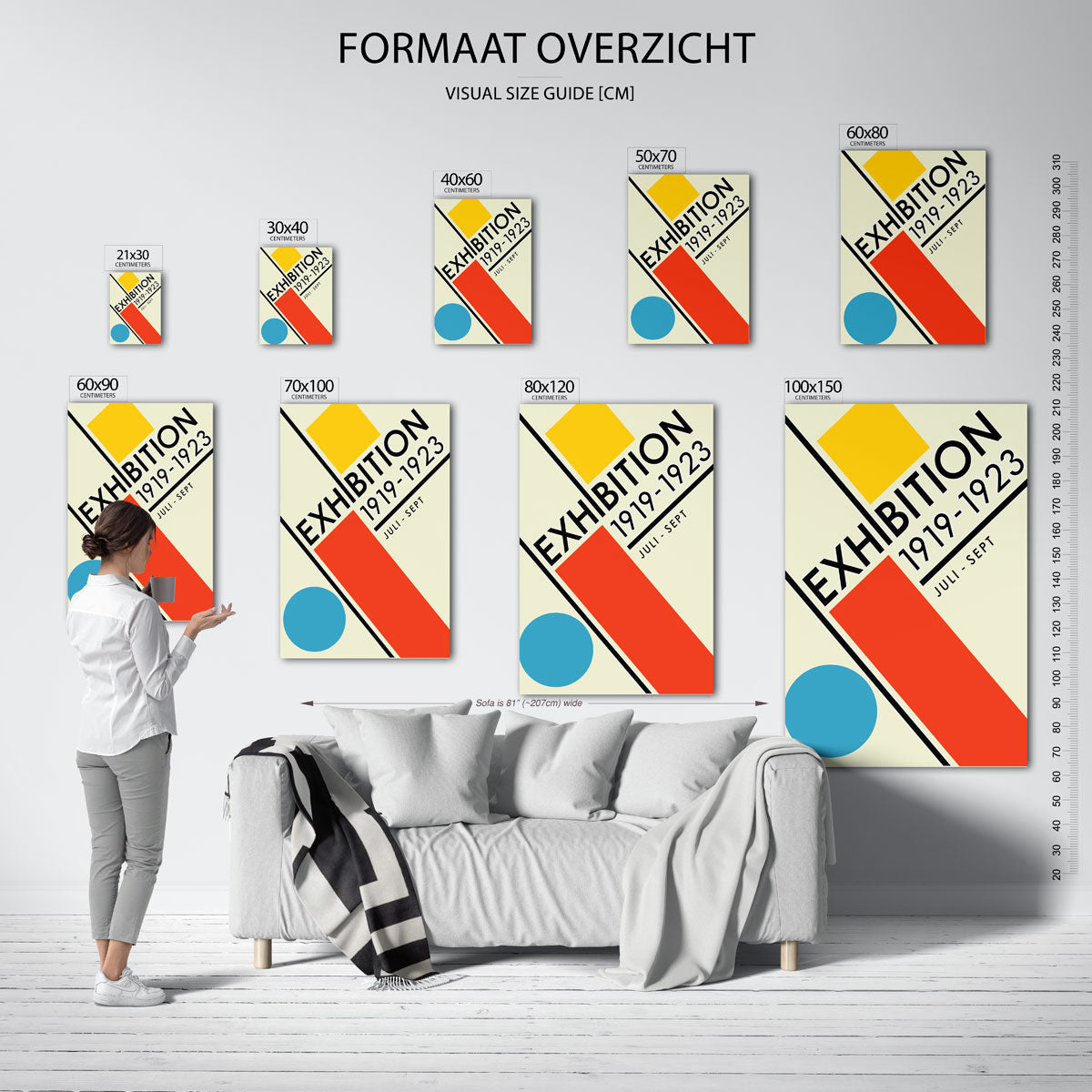 Vorm en kleur Poster