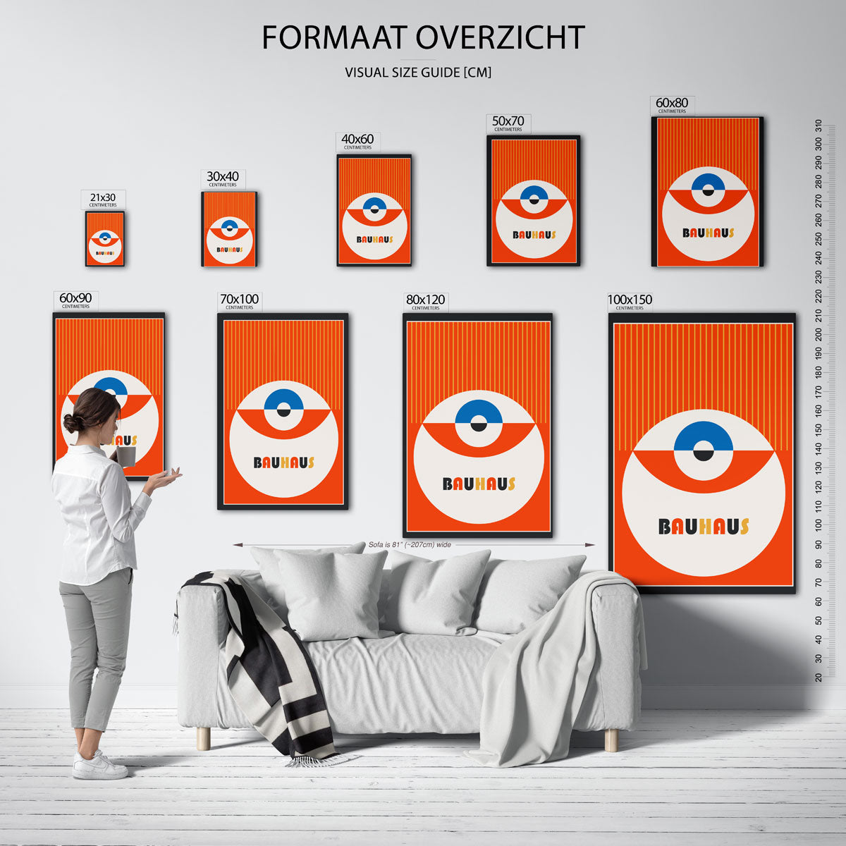Vorm en kleur Poster