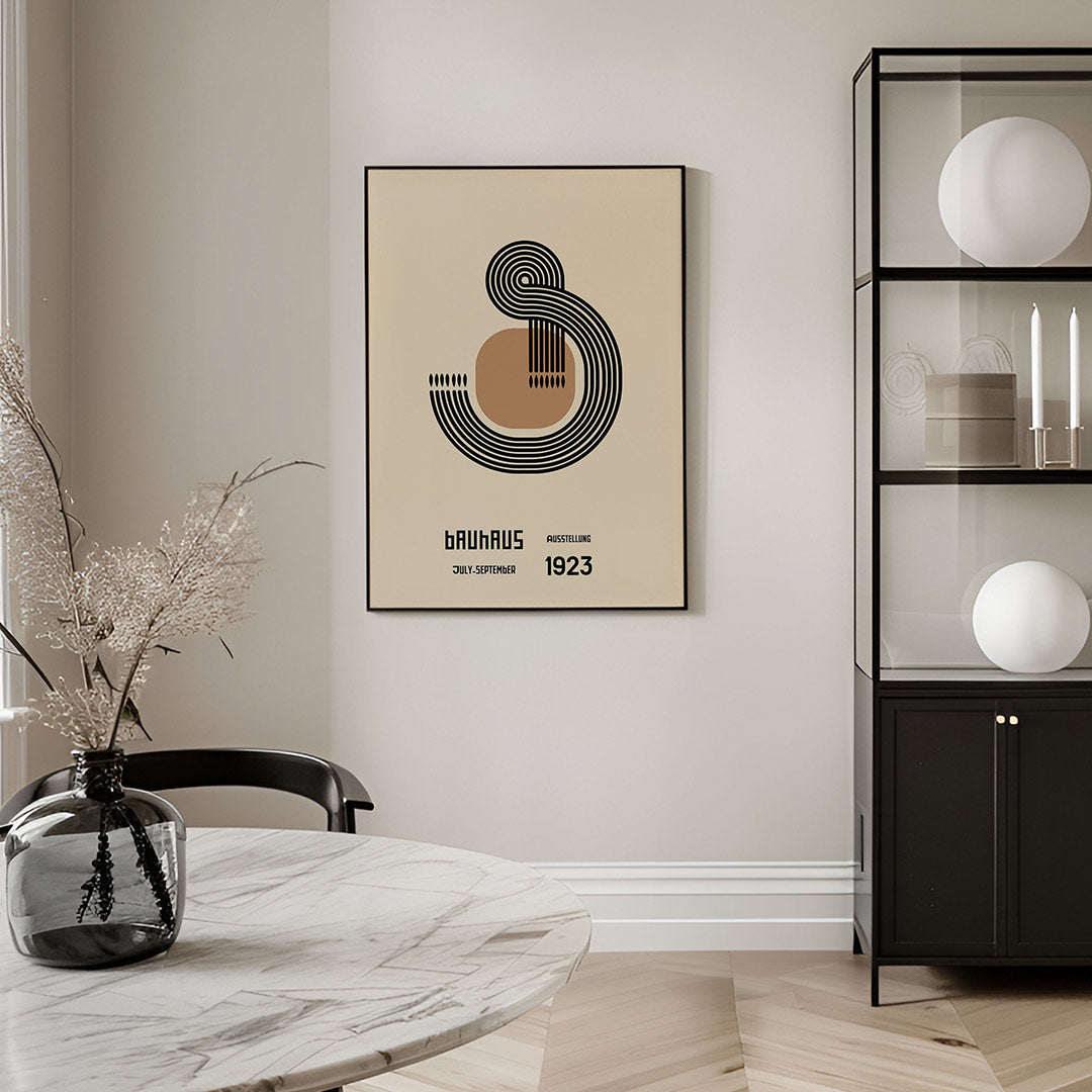 Lijnen en vormen Poster