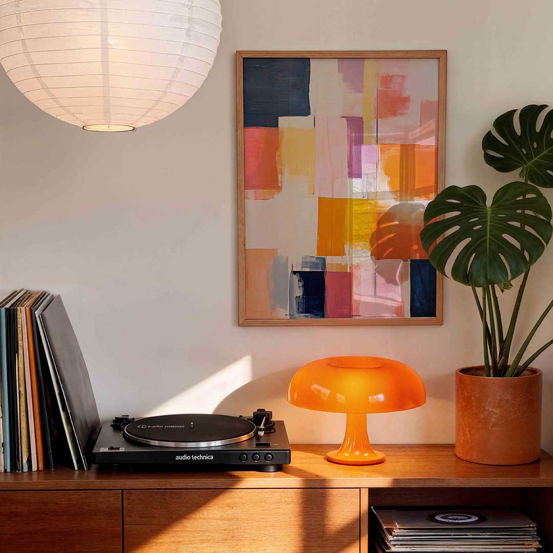 Abstracte kleurrijke vlakken Poster