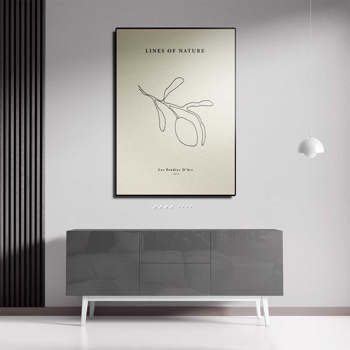 Lijnen van de Natuur Kunstwerk-canvas-dibond-plexiglas-wanddecoratie-WallArtistic