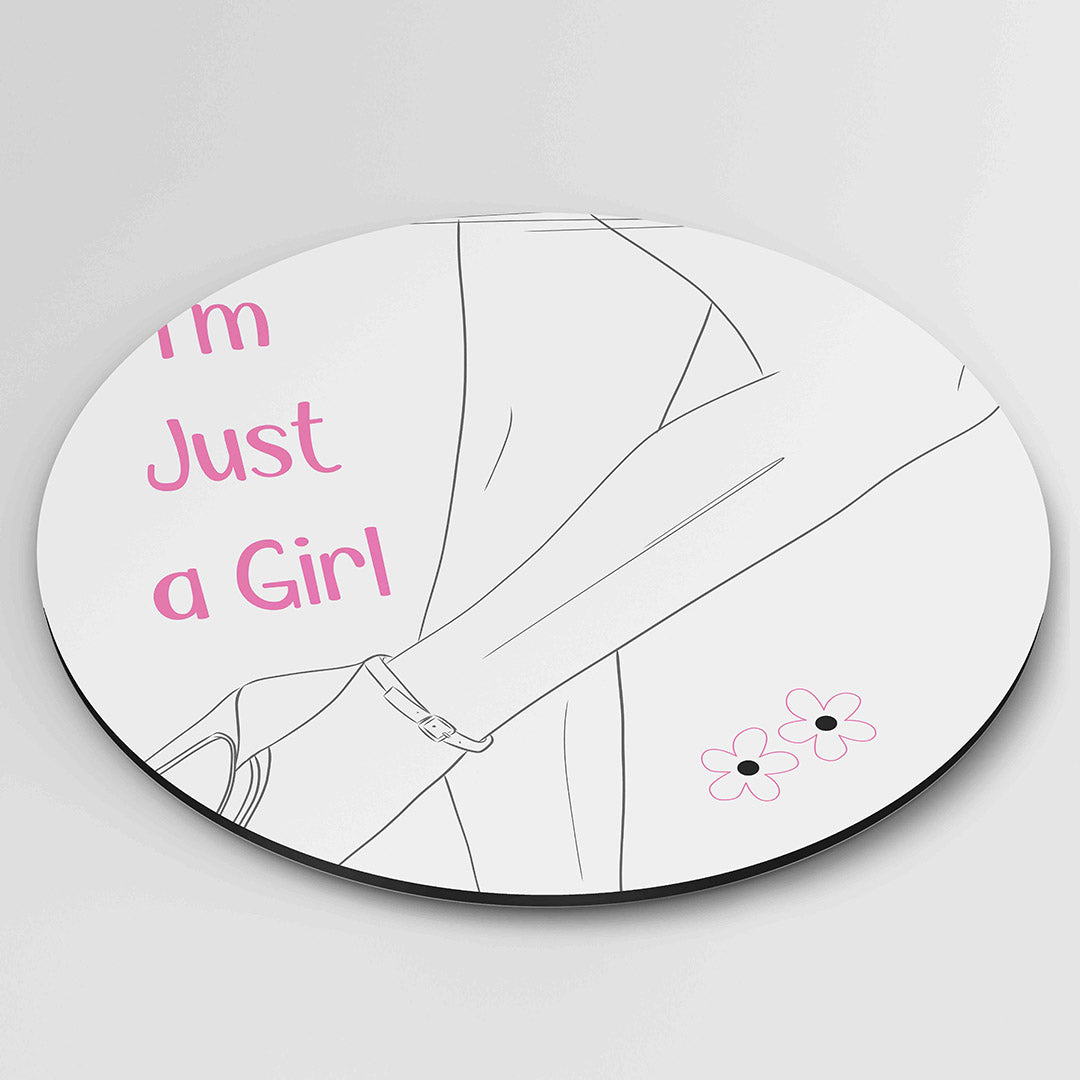 Just a girl Muurcirkel