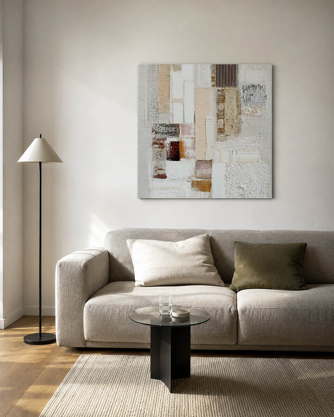 Geometrische texturen Kunstwerk