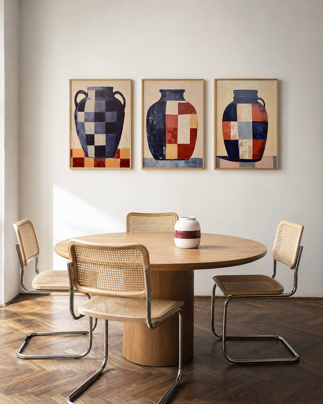 Vorm en kleurvlakken Posterset