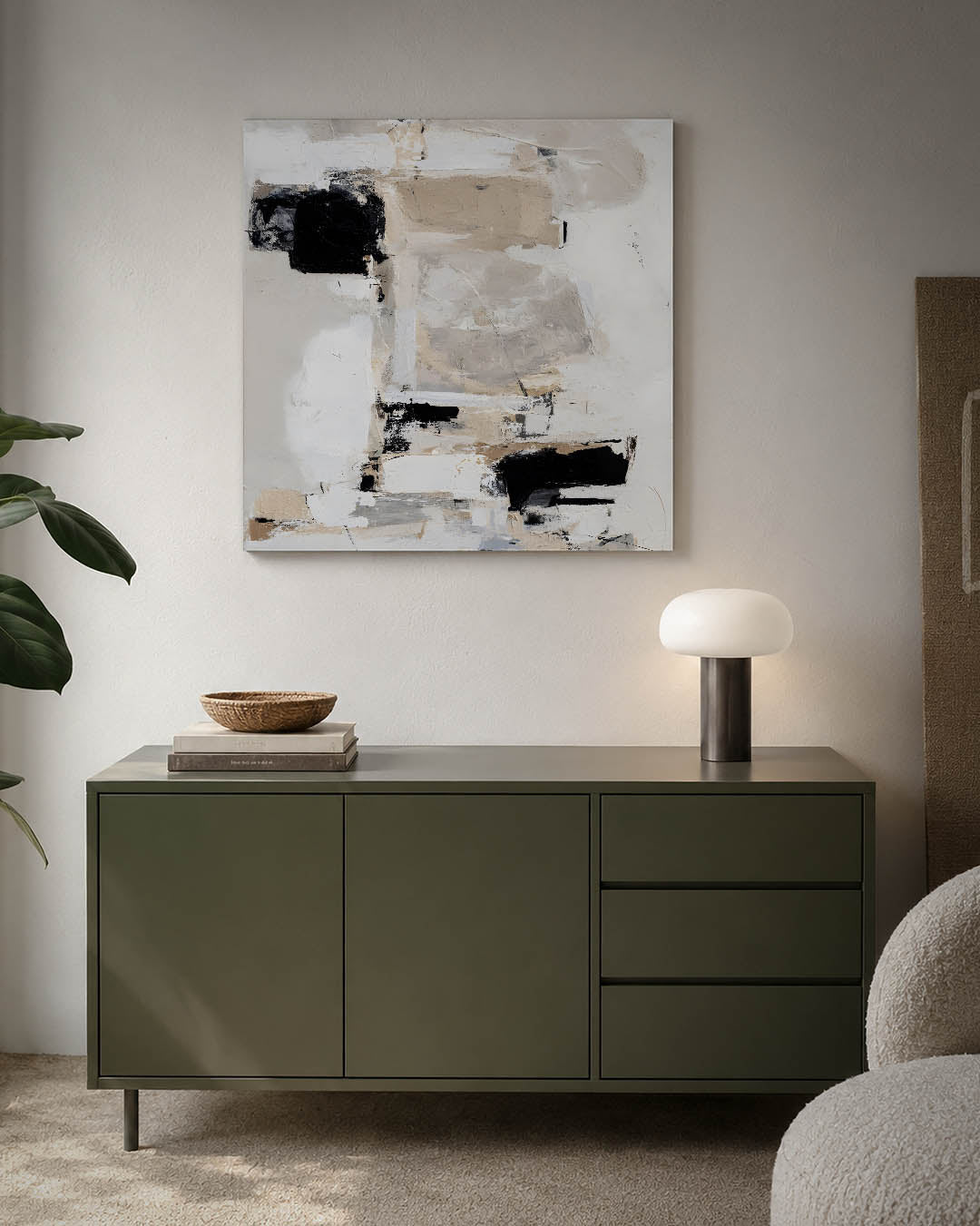 Geometrische compositie Kunstwerk