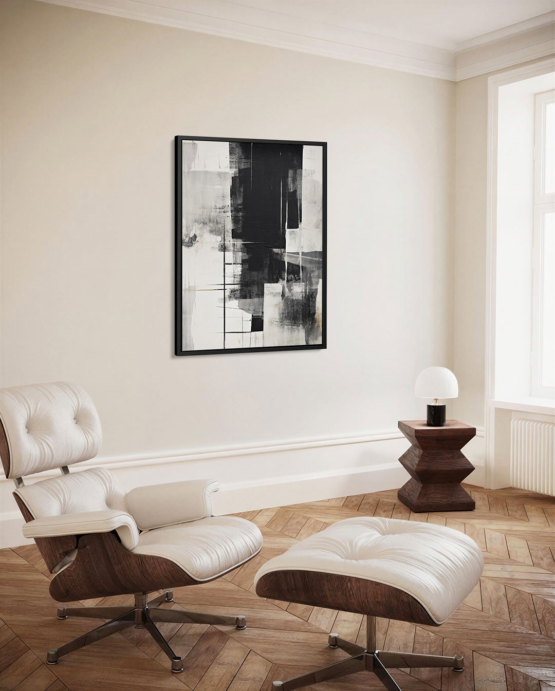 Geometrische compositie Kunstwerk
