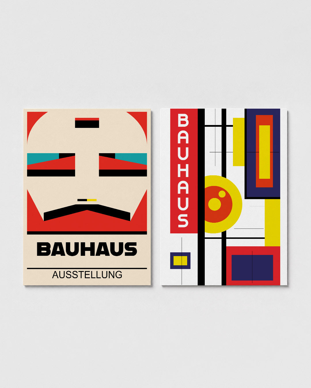 Kleurvlakken en lijnen Posterset