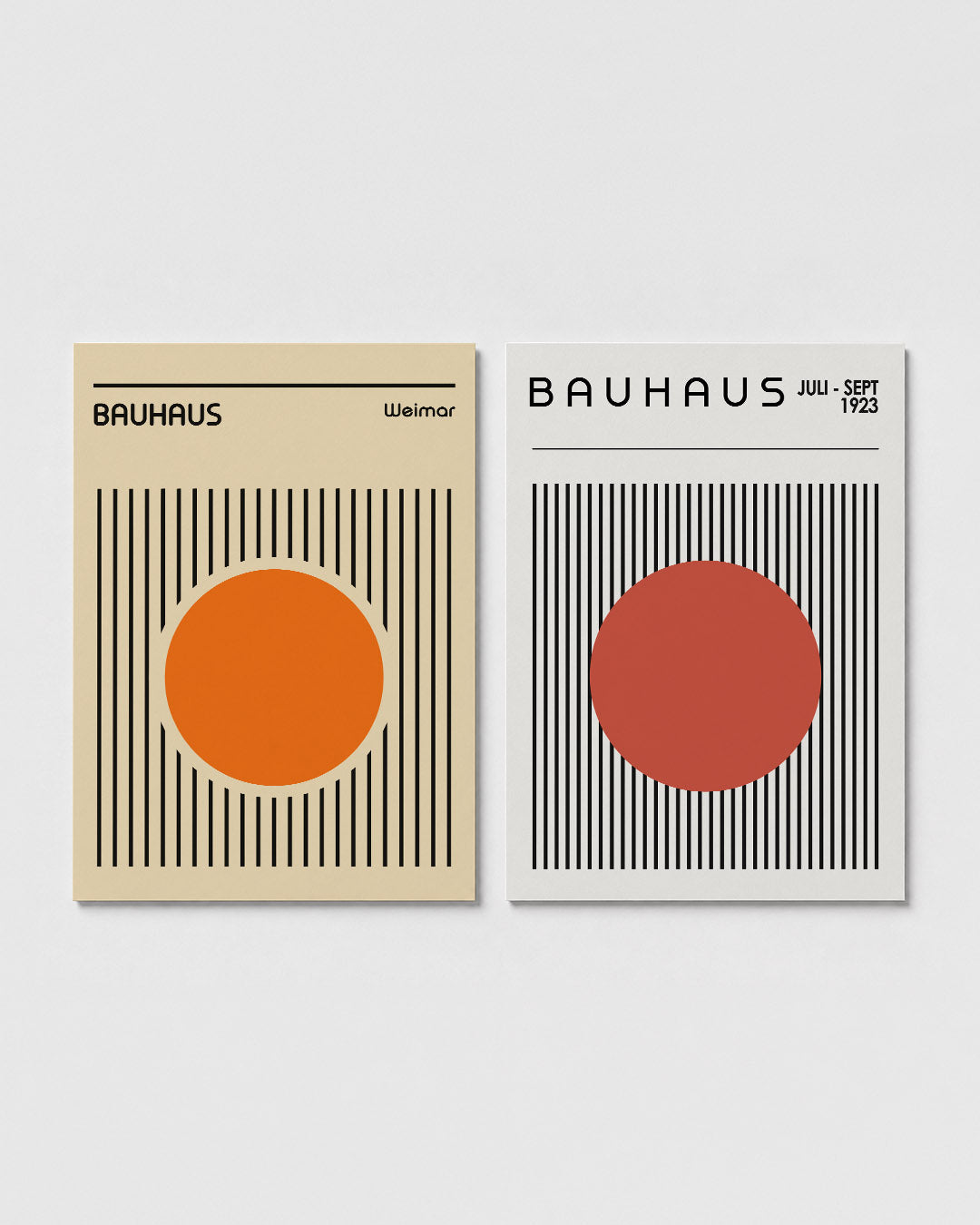Cirkel en lijnen Posterset