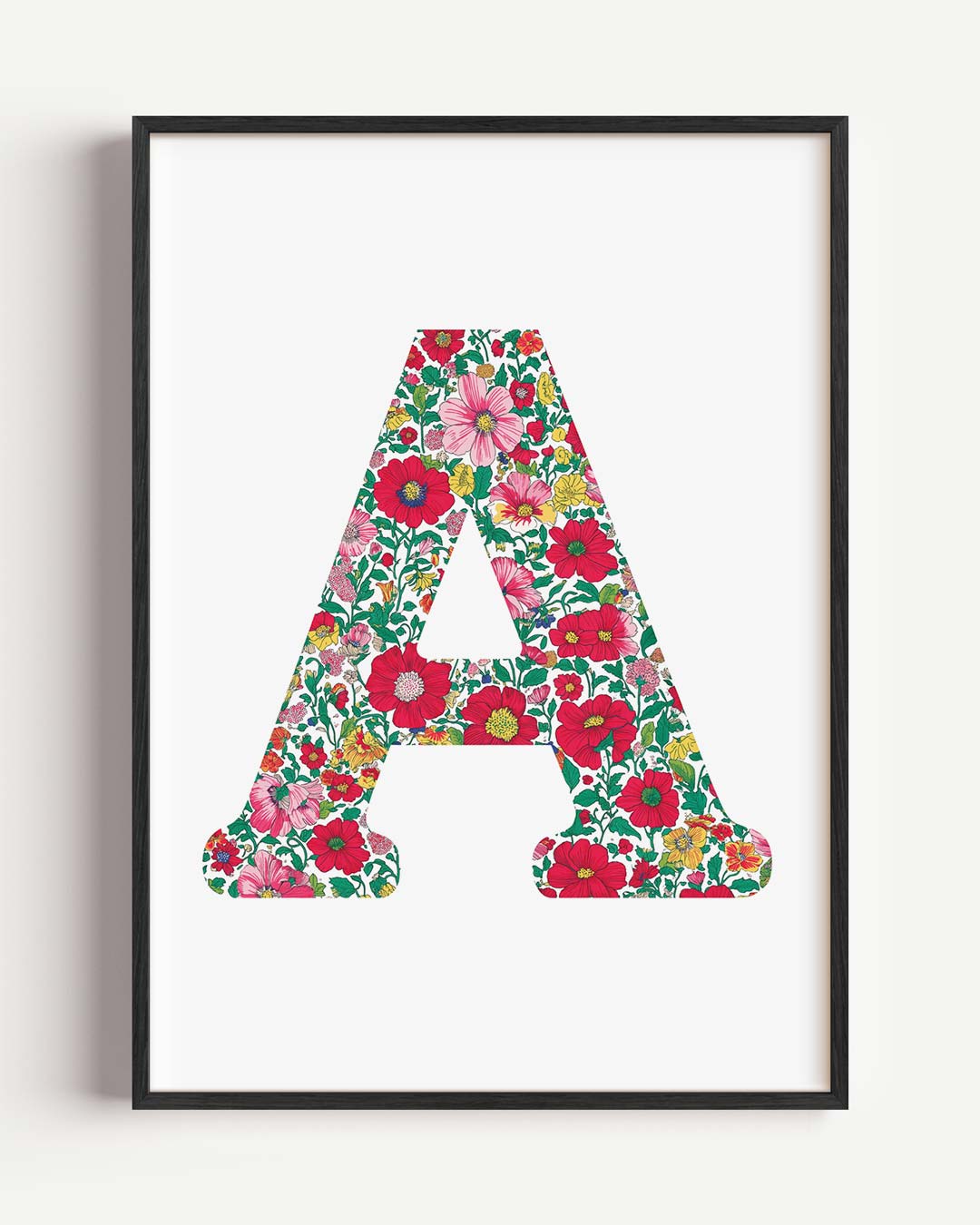 Bloemrijk Alfabet - A Poster-WallArtistic