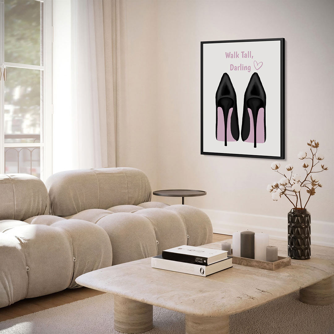 Elegante hoge hak Kunstwerk
