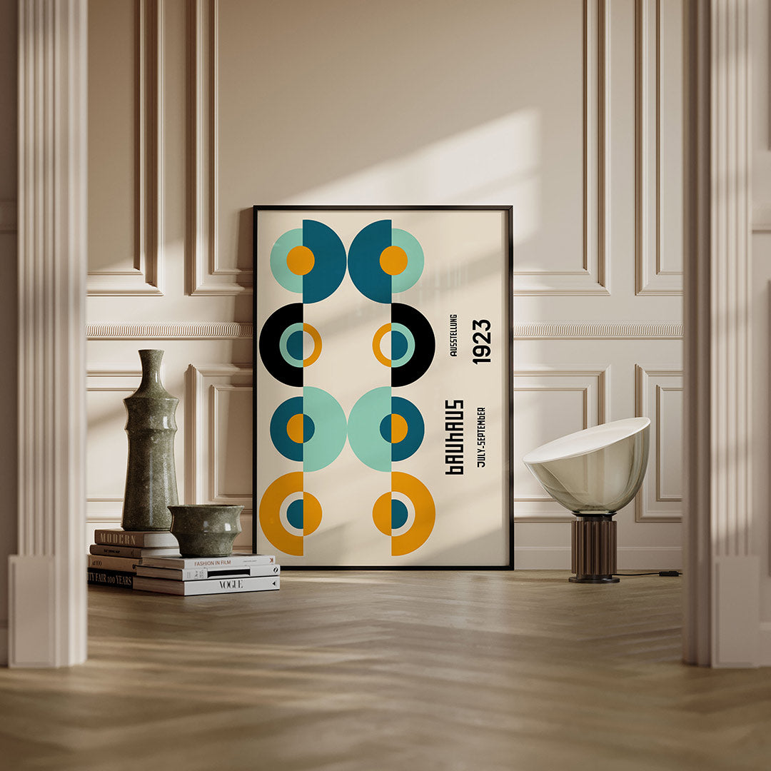 Cirkelvormen en kleur Poster