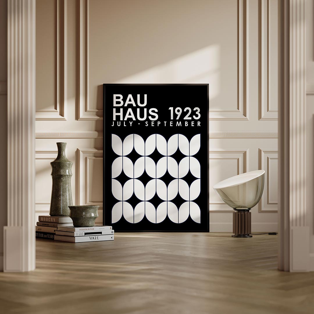 Vormritme en contrast Poster