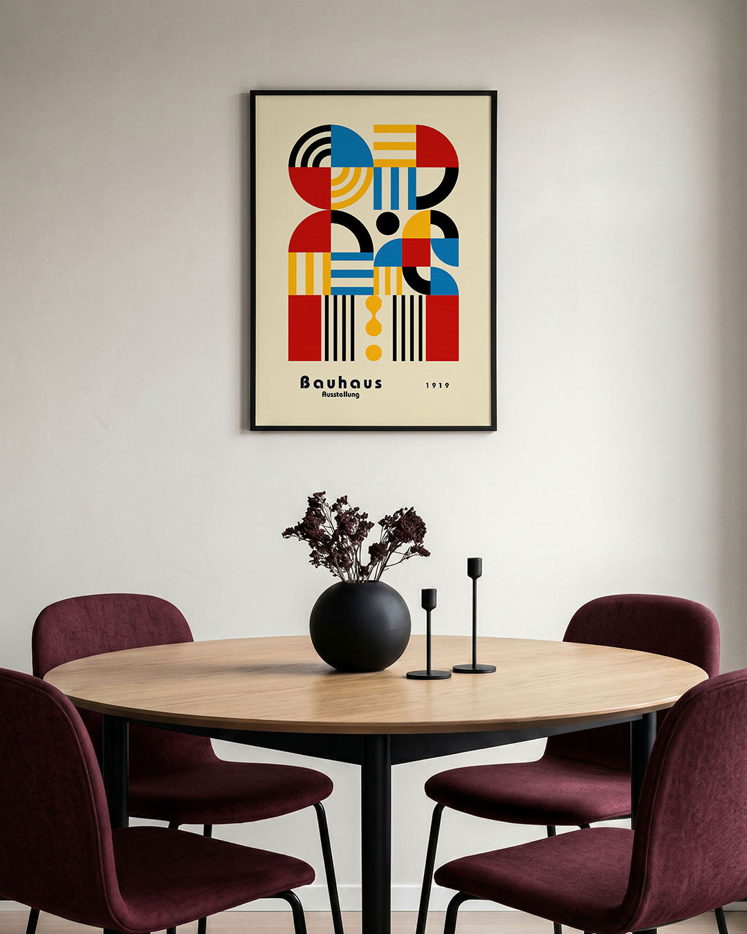 Vormen en kleurvlakken Poster