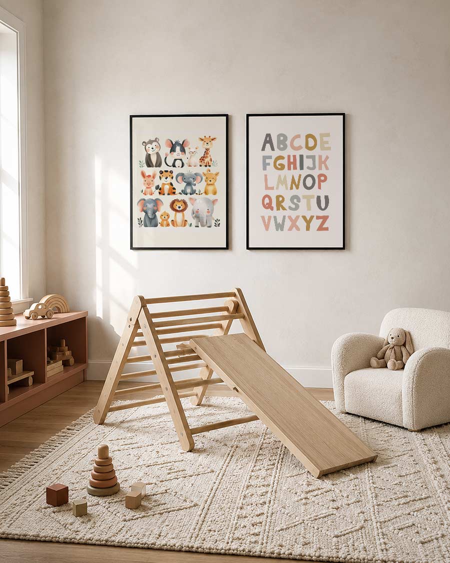 Dieren vrolijkheid Posterset