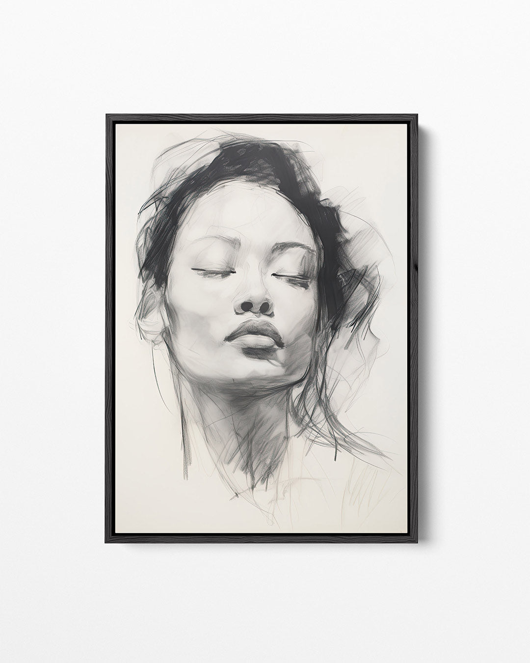 Dromerige lijntekening Kunstwerk