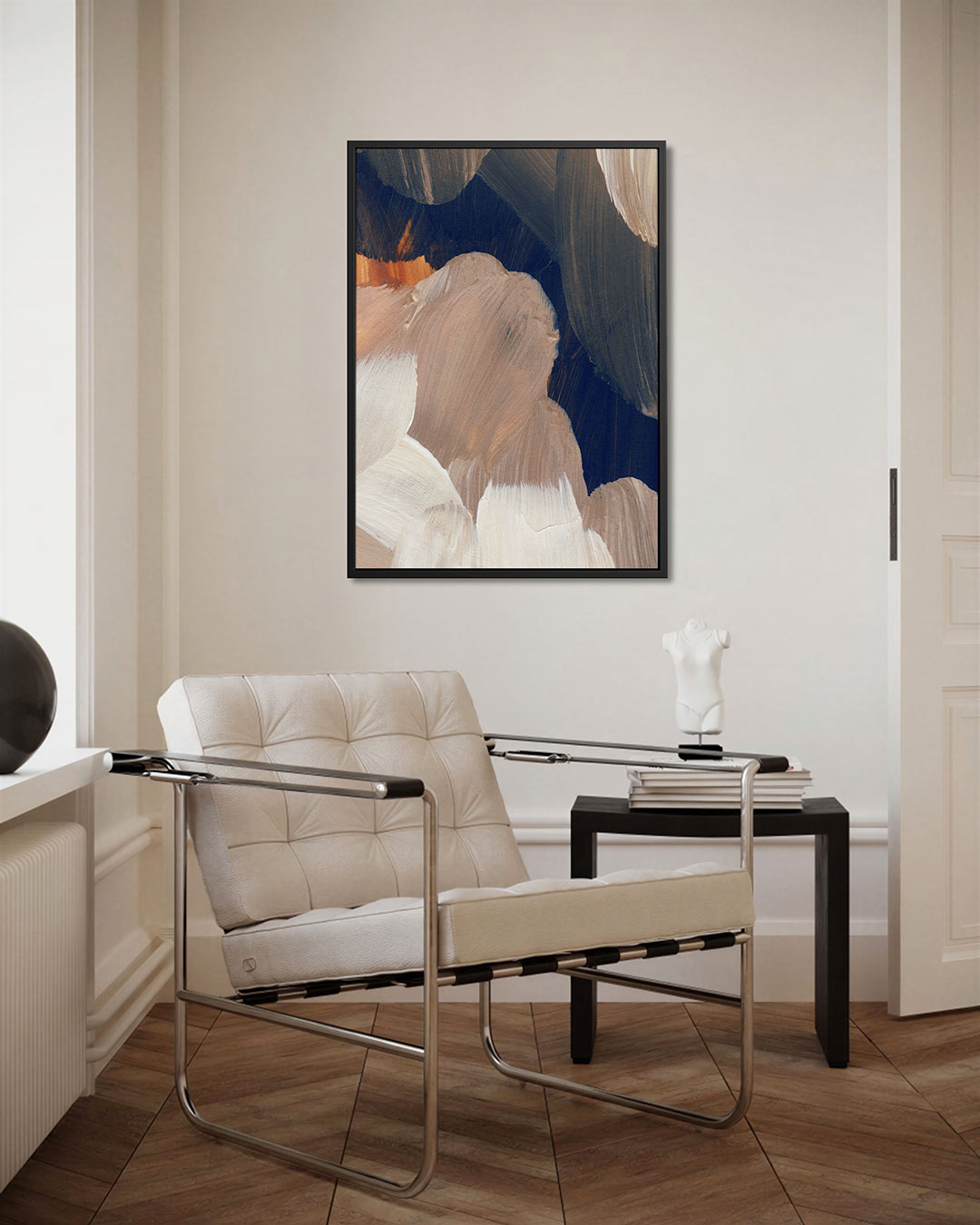 Dynamische kleurenmix Kunstwerk