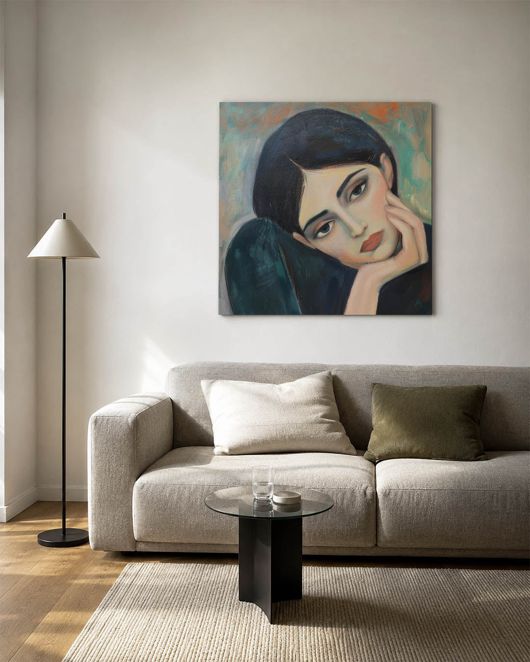 Dromerige blik Kunstwerk