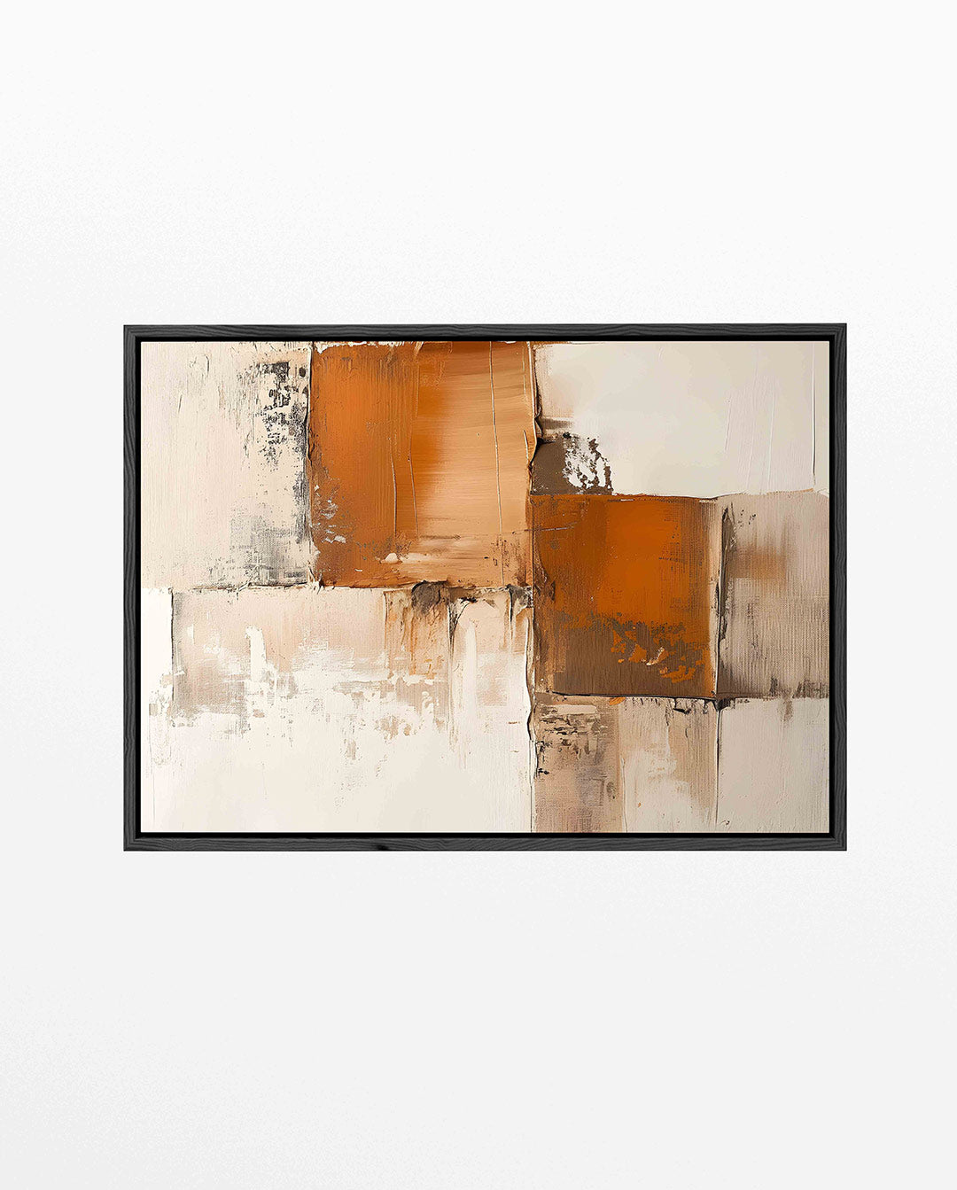Geometrische textuur compositie Kunstwerk