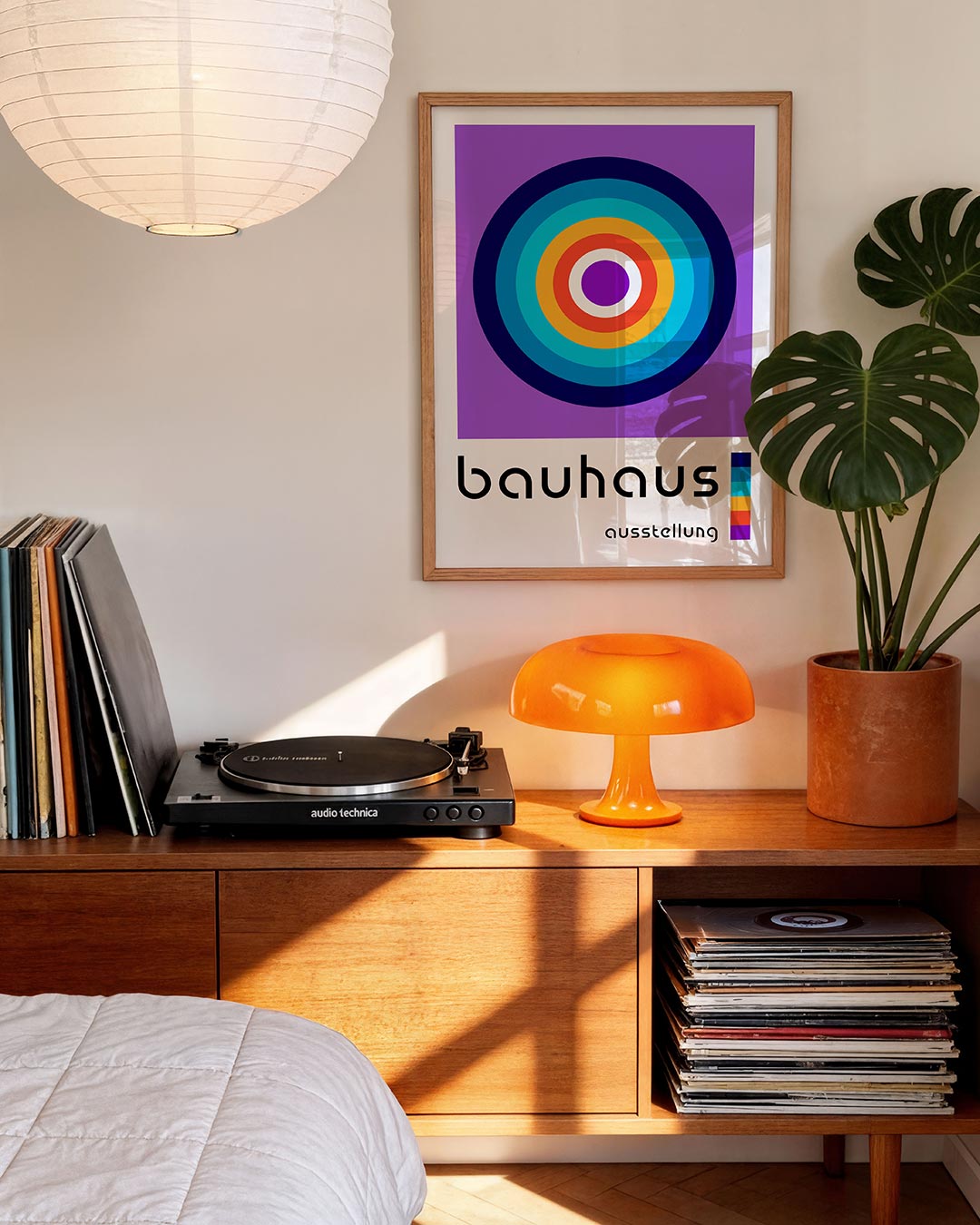 Cirkelvormen en kleur Poster